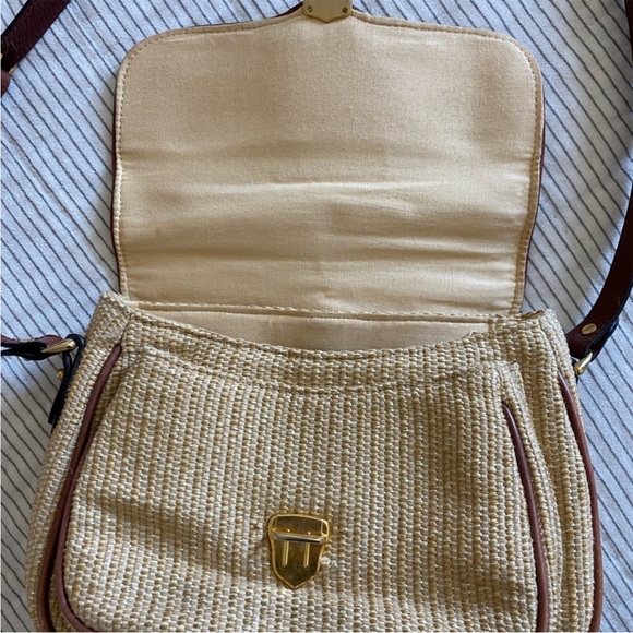 Etienne Aigner Tan and Brown Woven Women's Bag - Picture 5 of 7